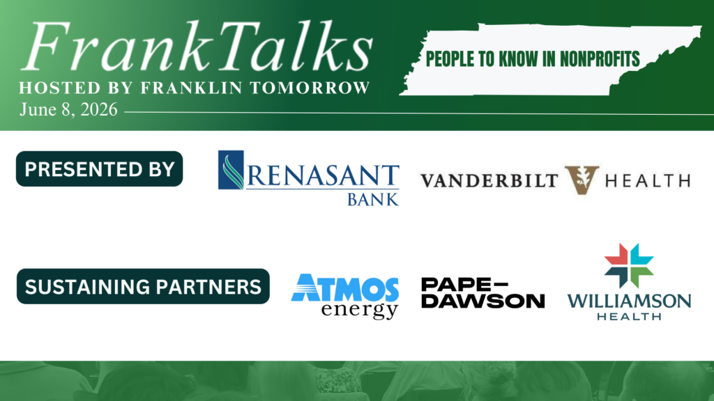 June 8 FrankTalks: People to Know in NonProfits